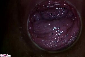 Whoa! Camera Zooms Deep Inside Paula Shy's Tight Vagina!