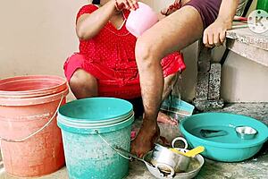 damn, desi moms banging neighbor boys with rough horny action 😈