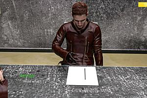 Curvy mature teen in sexy 3d outfit at Rosewater Manor