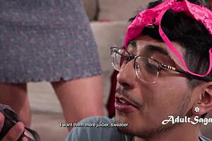 Serial Panty Sniffer Banged by Mob of Rough Milfs