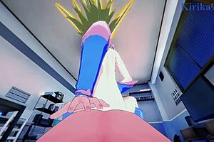 Dark Magician Girl And Yugi Mutou In Intense Yu-Gi-Oh Hentai Sex!