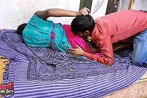 rough fucking my indian girlfriend at home 😈