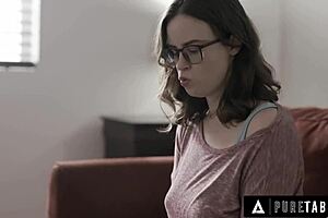 I watched shy Jay Taylor mirror Angela White in a crazy French foursome with double penetration