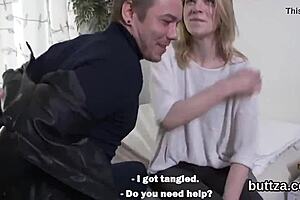 Narrow tight teen gets her ass hole fucked hardcore