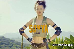 hey, wanna watch kitana share a hard dick with her warrior besties? this 4some gets wild with teen 18+ cosplay action.