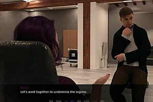 Dominatrix conducts intimate gyno exam on submissive cock