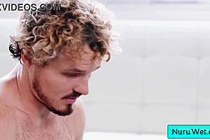 Busty teen masseuse gets pussy fucked for nasty creampie