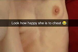 Cheating girlfriend gets humiliated and creampied by friend's big cock