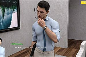 Curvy mature teen in sexy 3d outfit at Rosewater Manor