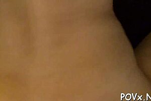 Shaved Pussy Receives Sexy Pounding by Erected Cock