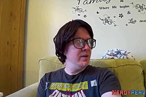 the busty babe tricked into sucking his cock with a handjob