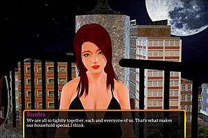 Redhead Cowgirl Riding In Game