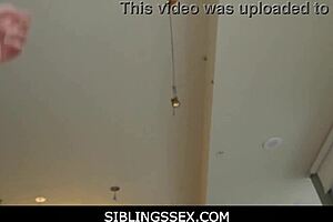 Desperate Teen 18+ Step-Sis Pleads Stepbro To Shut His Mouth!