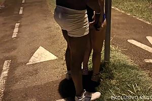 Wife Fucked By Stranger's Huge Cock Outdoors