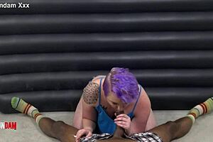 Smoking Cigarettes While Riding Shaundamxxx's Big Black Cock