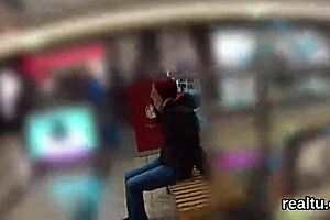 That gorgeous Czech girl gets teased in the mall and pounded hard in POV!