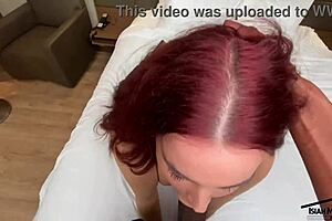 Big black cock action with busty amateur and her cheating boyfriend
