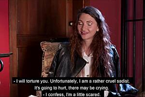 Pornstar Endures Intense Humiliation And Whipping For First Time