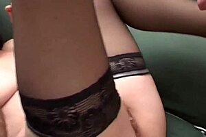 naughty milf gets her hole fucked by a wet cock