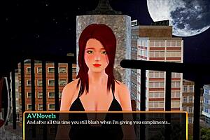 Redhead Cowgirl Riding In Game