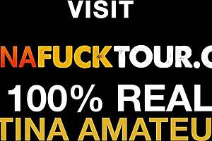 amateur latina stripper drilled on her knees?