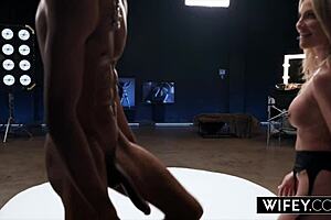 Omg, my curvy hotwife Andi Avalon takes huge BBC while hubby just watches, so hot!!