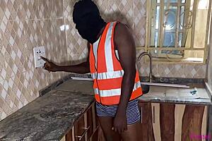 Black Ebony Offers Wet Pussy Payment