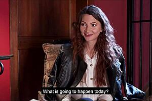 Pornstar Endures Intense Humiliation And Whipping For First Time