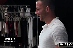 Omg, my curvy hotwife Andi Avalon takes huge BBC while hubby just watches, so hot!!