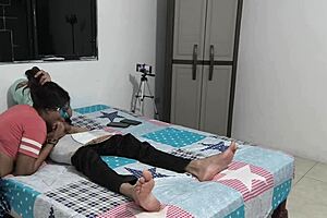 Stepsister gives great blow job on big cock