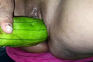 One on one rough blowjob with cum in mouth and shaved pussy