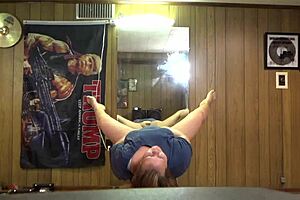 Redhead Milf Gets Accidental Creampie with Dildo