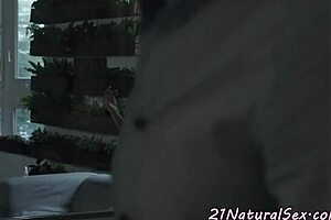 Wow! Dicksucking Euro amateur banged hard by big dick in doggystyle