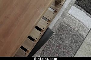 stepsister caught stepbrother watching taboo porn on sislust site.