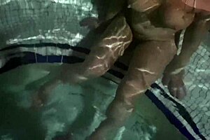 Public Sex in Hot Tub and Orgasm in Car