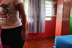 step-nephew makes milf suck like a whore when husband is away