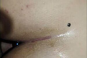 I'm playing with my toy for the first time anal