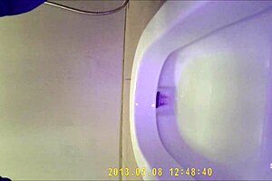 Asian Teen 18+ Uses Hidden Toilet for Private Moment