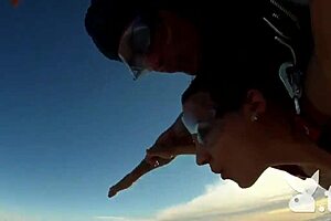 Badass members perform exclusive skydiving sport