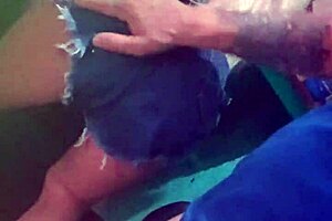 What a delight with the blonde sex toy