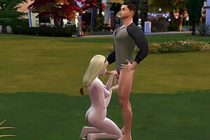 military guy feels excitement at the park