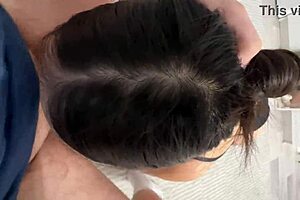 hey, check out this homemade student begging for cum in her mouth