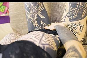 Tattoed Goth Couple Engages In Hardcore Fingering Anal Play And Sloppy Blowjob Zf038