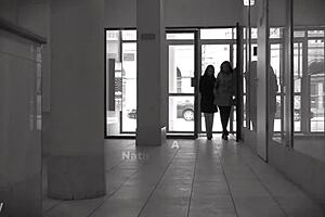 Lesbian students in class