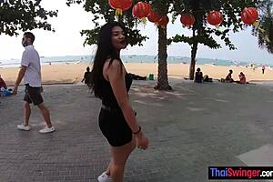 Thai teen 18+ with big ass films hardcore pov with tourist's huge cock! 🔥