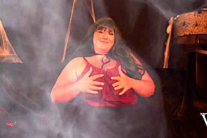 Witchy halloween features intense interracial action with brother love