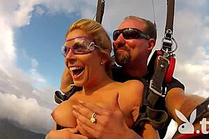 Badass members perform exclusive skydiving sport