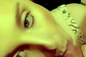 She's sucking that hard cock so eagerly.