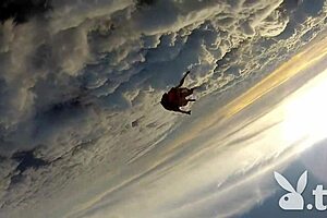 Badass members perform exclusive skydiving sport