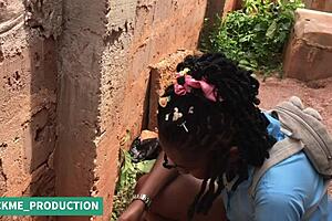 petite teen faces a penalty for urinating and takes a big black cock